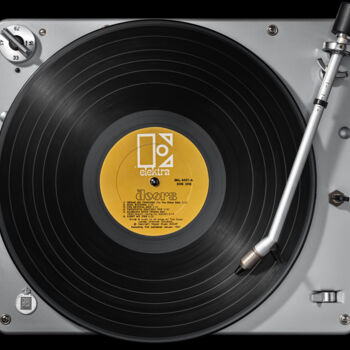 제목이 "Vinylography 45 The…"인 사진 Gerd Schaller로, 원작, 디지털 알루미늄에 장착됨