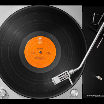 Fotografia intitulada "Vinylography 39 Bos…" por Gerd Schaller, Obras de arte originais, Fotografia digital Montado em Alumí…