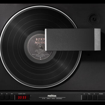 Photographie intitulée "Vinylography 92 Rox…" par Gerd Schaller, Œuvre d'art originale, Photographie numérique Monté sur Alu…