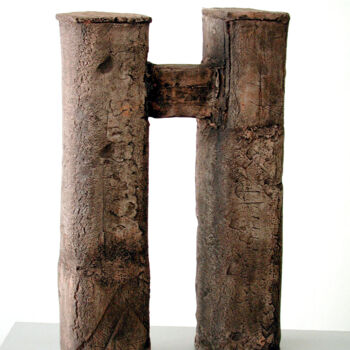 Sculpture intitulée "Zusammenhalt" par Gerd Reutter, Œuvre d'art originale, Argile