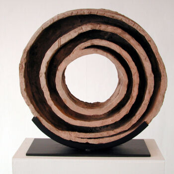 Sculpture titled "Endlos" by Gerd Reutter, Original Artwork, Clay