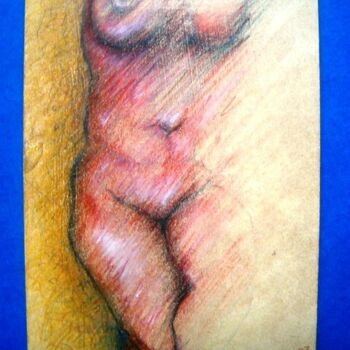 Painting titled "nudo" by Geremia Cocozza, Original Artwork, Oil