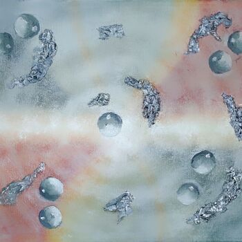 Pintura intitulada "Water and Bubbles" por German Bradley, Obras de arte originais, Óleo