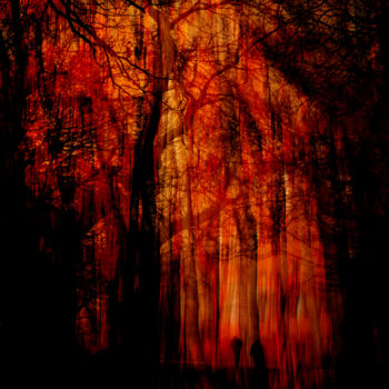 Digital Arts titled "Escape from the red…" by Germaneart, Original Artwork, Digital Painting