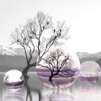 Digital Arts titled "Les Arbres de Sages…" by Germaneart, Original Artwork, 2D Digital Work