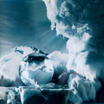 Artes digitais intitulada "Antarctica Melt" por Germaneart, Obras de arte originais, Foto Montagem