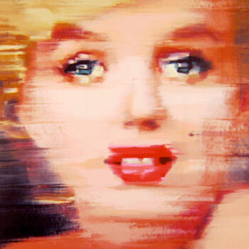 Pintura titulada "Girl With The Far A…" por Gerry Chapleski, Obra de arte original, Oleo Montado en Bastidor de camilla de m…