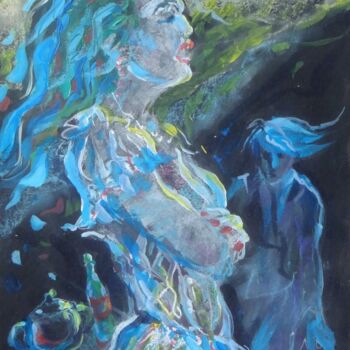 Pittura intitolato "Bright." da Gerry Miller, Opera d'arte originale, Acrilico