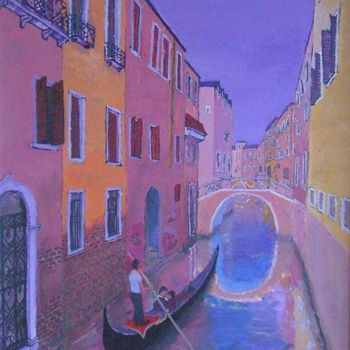 Painting titled "Venice" by Gerry Taylor, Original Artwork, Oil