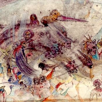 Peinture intitulée "Los duendes del kool" par Gesaiz, Œuvre d'art originale
