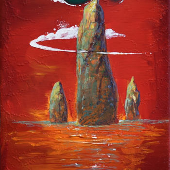 Painting titled "vents-des-sages.jpg" by Geyser, Original Artwork, Acrylic