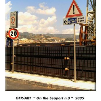 Instalação intitulada "On the Seaport N.3" por Gianfranco Pulitano, Obras de arte originais