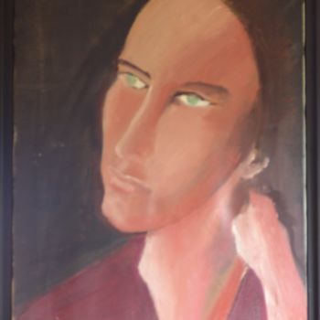 Painting titled "Camille" by Gilbert Froissard, Original Artwork