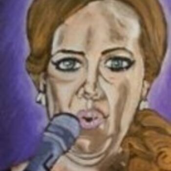Malerei mit dem Titel "Adele" von Ggf, Original-Kunstwerk, Öl