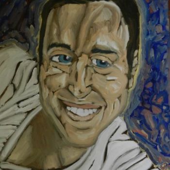 Painting titled "selfportrait" by Ggf, Original Artwork