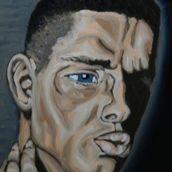 Painting titled "the boxer" by Ggf, Original Artwork