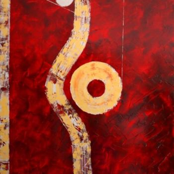 Painting titled "PARCOURS" by Ghislaine Driutti, Original Artwork