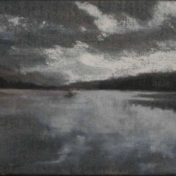 Pintura intitulada "paysage 4" por Anneghelf, Obras de arte originais