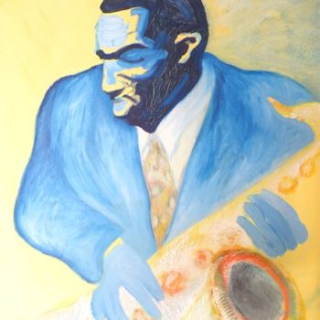 Pintura titulada "Intensite Jazz 06" por Patrick Gheysen, Obra de arte original, Oleo