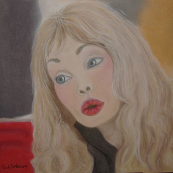 Schilderij getiteld "Arielle" door Ghislaine Limbour, Origineel Kunstwerk, Pastel