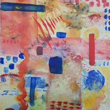 Painting titled "Play1" by Ghislaine Rimmen-Mohl, Original Artwork, Acrylic