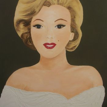 Ζωγραφική με τίτλο "Marilyn forever" από Ghislaine Phelut-Sanchez, Αυθεντικά έργα τέχνης