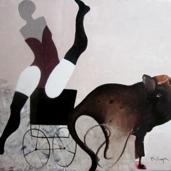 Malarstwo zatytułowany „maricica” autorstwa Gheorghe Lungu, Oryginalna praca