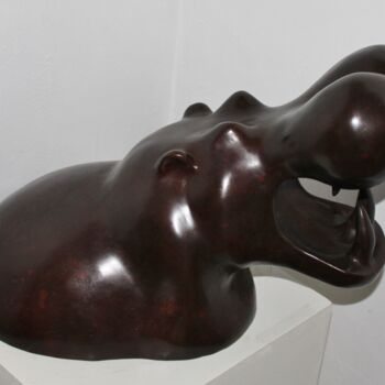 Sculpture intitulée "Hyppo.    (bronze n…" par Ghyslaine Leonelli, Œuvre d'art originale, Bronze