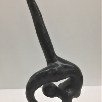 Escultura intitulada "Souplesse" por Ghyslaine Leonelli, Obras de arte originais, Argila do polímero