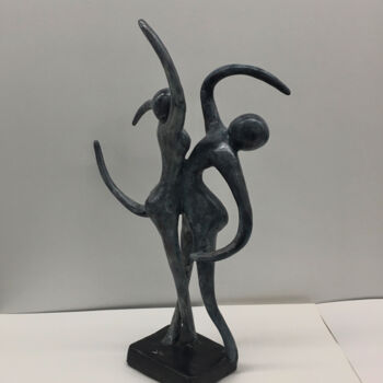 Скульптура под названием "Move" - Ghyslaine Leonelli, Подлинное произведение искусства, Смола