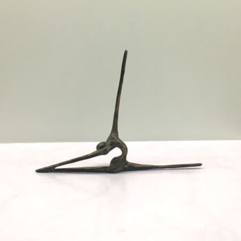 Sculpture titled "Flow016" by Ghyslaine Leonelli, Original Artwork, Resin