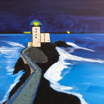 Painting titled "Lighthouse #11 in t…" by Gianluca De Leo, Original Artwork, Acrylic