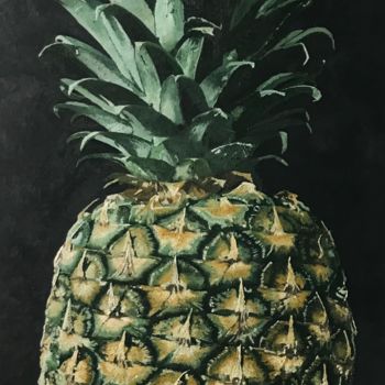 「Ananas」というタイトルの絵画 Simone Giaiacopiによって, オリジナルのアートワーク, オイル