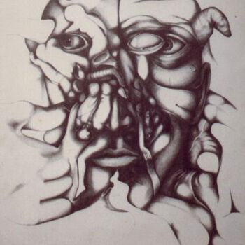 Estampas & grabados titulada "Adolescenza" por Giampietro Pinna (unartista net), Obra de arte original, Litografía