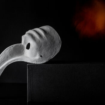 Fotografia zatytułowany „maschera n.3” autorstwa Giancarlo Biscardi, Oryginalna praca, Fotografia cyfrowa