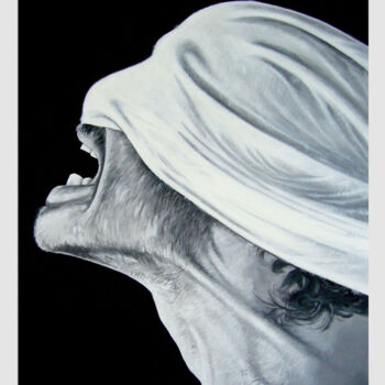 Pittura intitolato "rabbia cieca" da Giancarlo Foschi, Opera d'arte originale, Tempera