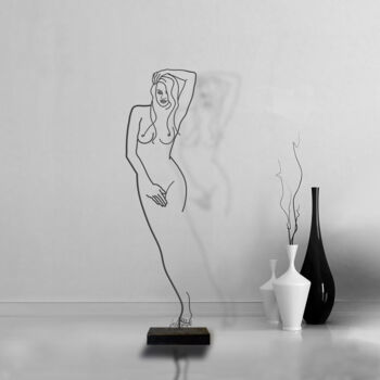 Escultura titulada "Venere" por Giancarlo Morandi, Obra de arte original, Alambre