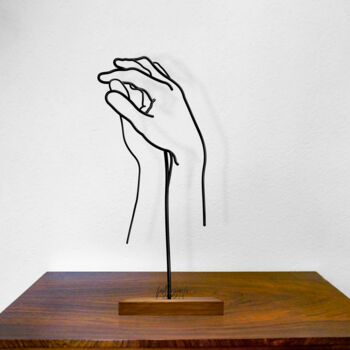 Escultura intitulada "Manni 03" por Giancarlo Morandi, Obras de arte originais, Arame