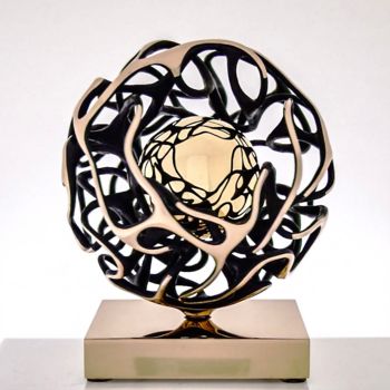 雕塑 标题为“Sfera Sole” 由Gianfranco Meggiato, 原创艺术品, 青铜