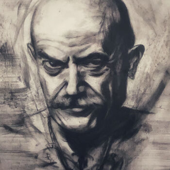 Drawing titled "Fiorini" by Gianluca Fascetto, Original Artwork, Charcoal