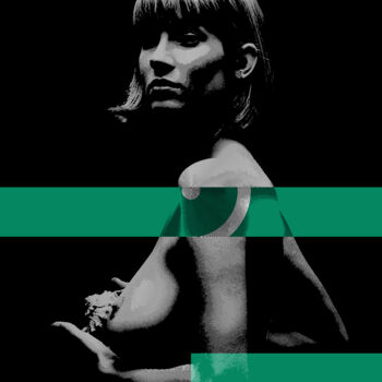 Prenten & gravures getiteld "Green Me" door Gianluca Ferreri, Origineel Kunstwerk, Digitale afdruk
