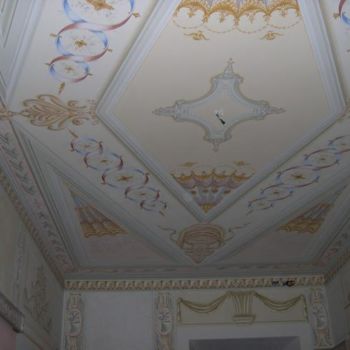 Pittura intitolato "soffitto dipinto ne…" da Luke, Opera d'arte originale