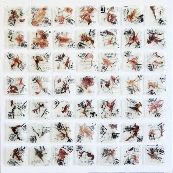 Peinture intitulée "Mantra" par Gianni Depaoli, Œuvre d'art originale, Collages