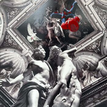 Incisioni, stampe intitolato "Seven At Night" da Gianni Moramarco, Opera d'arte originale, Serigrafia