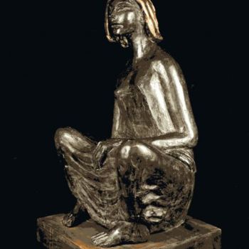 Скульптура под названием "JELITZHA" - Marcello Giannozzi, Подлинное произведение искусства