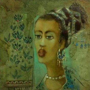 "Cleopatra" başlıklı Tablo George Rurua tarafından, Orijinal sanat, Petrol