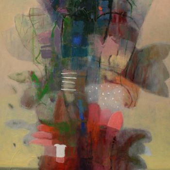 Картина под названием "need to grow" - Giedra Purlyte, Подлинное произведение искусства, Масло
