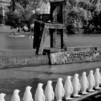 Photography titled "Penguins in Prague" by Giedre Madsen, Original Artwork