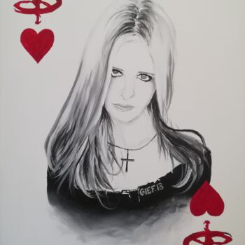 Peinture intitulée "Buffy" par Gief, Œuvre d'art originale, Acrylique