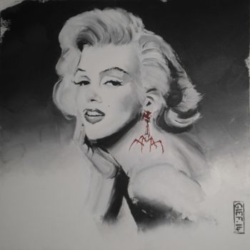 Painting titled "Marilyn" by Gief, Original Artwork, Acrylic